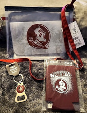 Florida State U. Seminoles FSU Clear Stadium Crossbody Bag, Keyring  Koozie