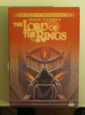 secrets middle earth INSIDE TOLKIEN'S LORD OF THE RINGS DVD tolkiens 4 ...