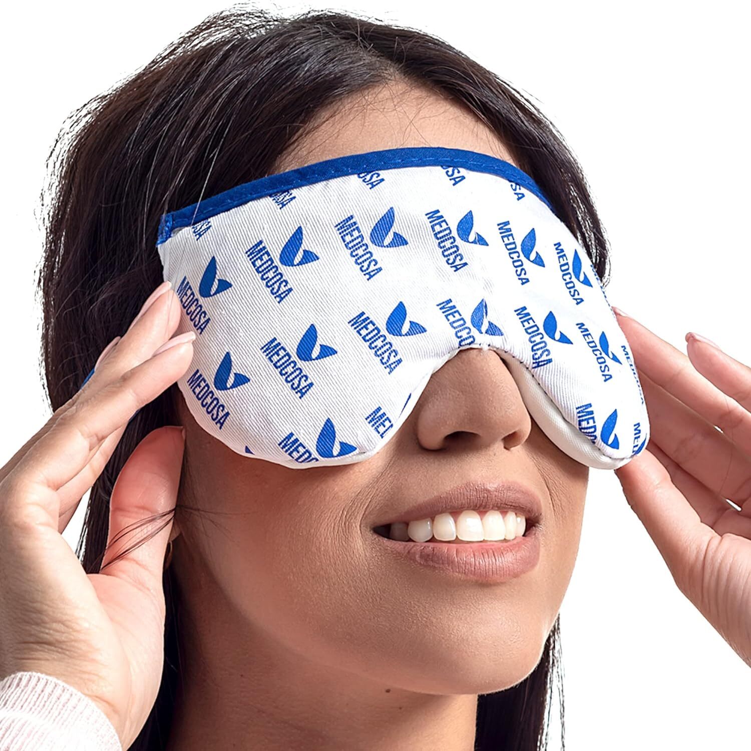 Warm Eye Compress Mask for Dry Eyes and Styes Relief with Natural Heat Therapy