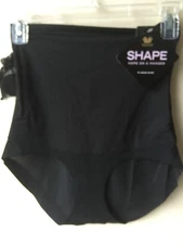 WACOAL SMOOTH COMPLEXION HI-WAIST FIRM SHAPE BRIEF, BLACK: STYLE # 808251