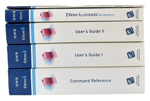 SET: EViews 6;Getting Started,User's Guide I+II,Command Ref., Eviews Illustrated - Foto 3 di 4