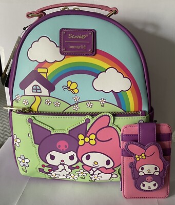 Sac Loungefly Sanrio My Melody Et Kuromi – Neuf Avec étiquettes, Sacoche Colorée Pour Fan De Sanrio