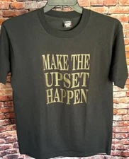 Vtg Screen Stars "Make The Upset Happen" Single Stitch T-Shirt Size Large (USA)