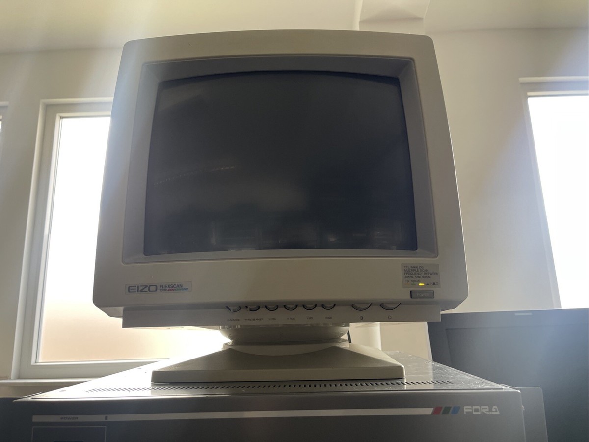 EIZO FLEXSCAN 9070S 16“ Zoll CRT RGB D-Sub MONITOR Retro Gaming