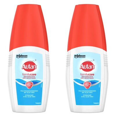   Autan Family Care Mückenschutz Insektenschutz Pumpspray Mückenspray 2x 100ml 
