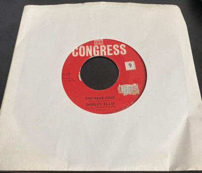 Shirley Ellis-The Name Game/Whisper To Me Wind ( 1964) Congress-CG230-45RPM-Excl