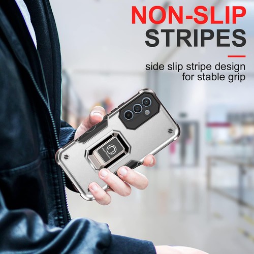 Military Grade Shockproof Hybrid Armor Case with Ring Grip for Samsung Galaxy - Picture 7 of 8