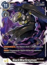 BlackWarGreymon - BT5-069 NM - Digimon TCG