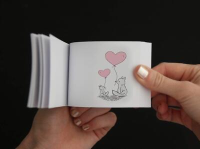 OUKENS Flip Book Set – 5 Leere Daumenkinos, Mit Zubehör Zum Selberzeichnen
