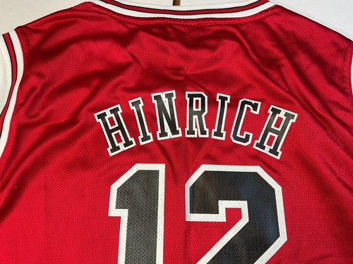 Chicago Bulls Kirk Hinrich Red Reebok Jersey #12 Youth Size XL 18-20 - Picture 9 of 9