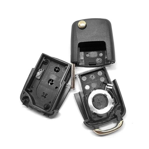3 Button Flip Key Remote Fob Case Housing Shell For Seat Leon MK2 2006 - 2012 - Picture 7 of 12