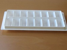 Image of White Plastic Ice Cube Tray (BNWOT)