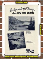 Metal Sign - 1946 New York Central Dining - 10x14 inches