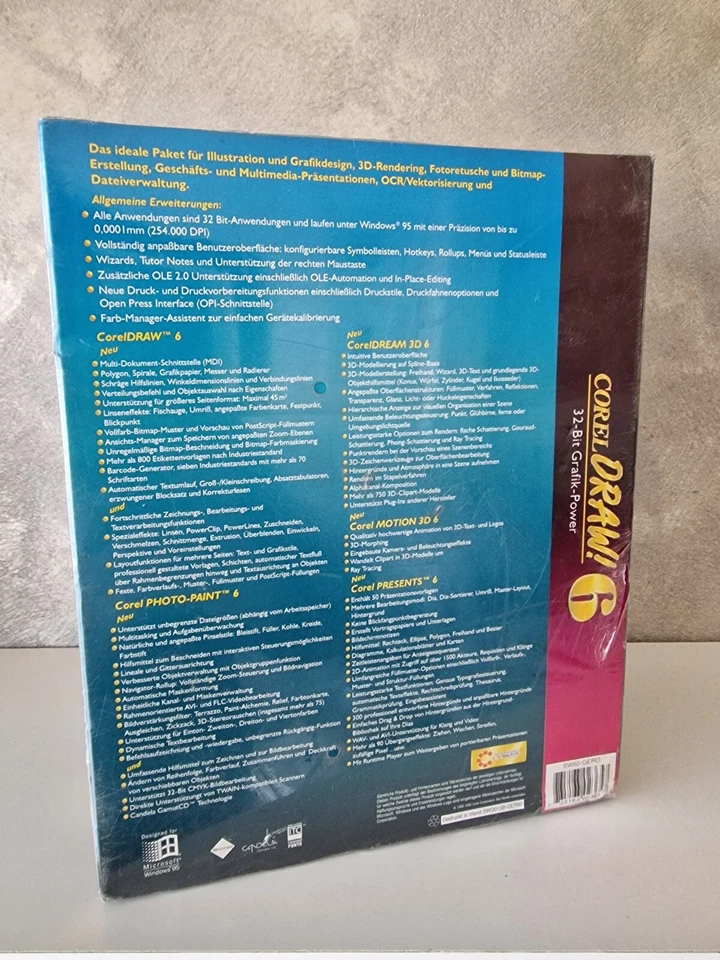 COREL DRAW 6 WINDOWS 95 PRECINTADO - Image 3 of 4