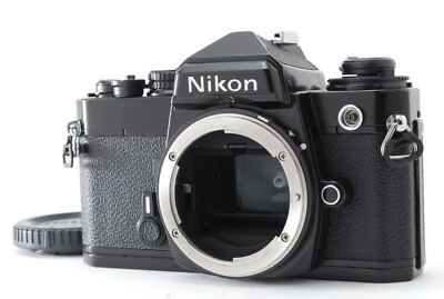 NEAR MINT w/cap] Nikon FE 35mm SLR Film Camera Black Body only