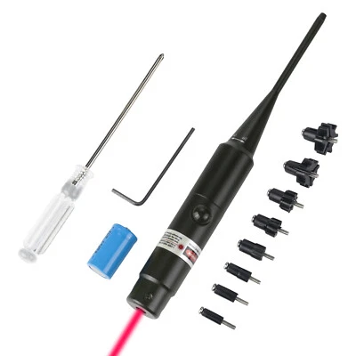 Red Laser Boresighter Bore Sight Kits for .177 .22 12GA Caliber Rifle Handgun