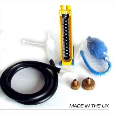 Abflussprüfset für Abflüsse und Kanäle Druckprüfung verpackt Made in UK Basic