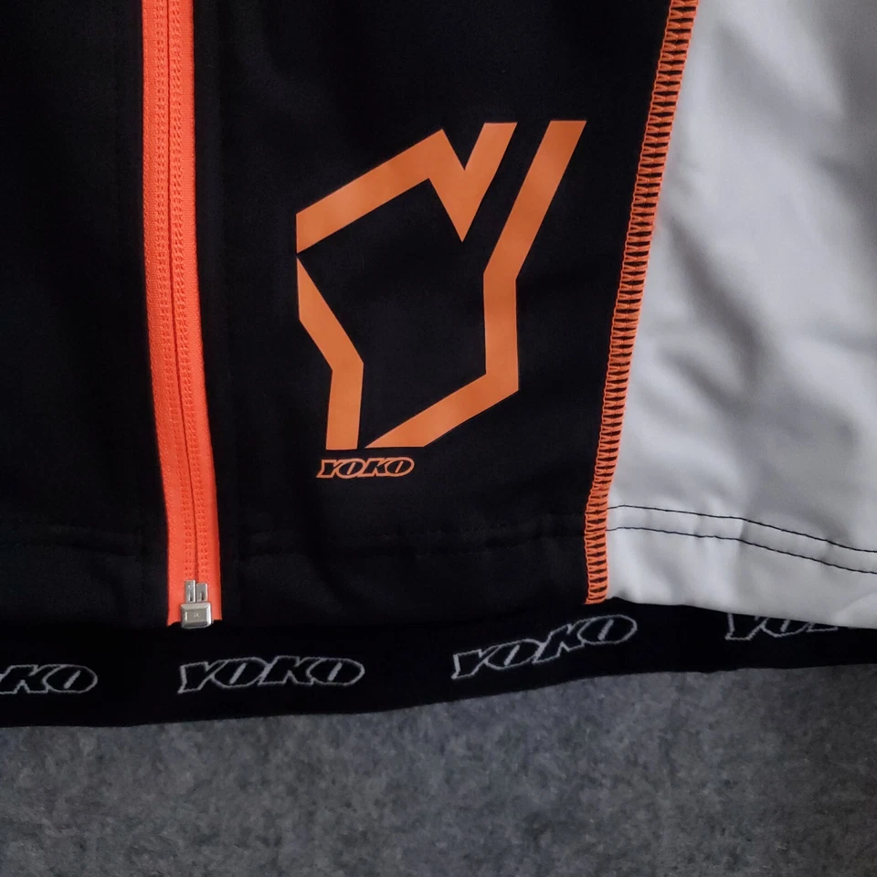 Chaqueta ligera para hombre YOKO talla grande Skatepro verde azulado negra blanca Foto 3 de 4