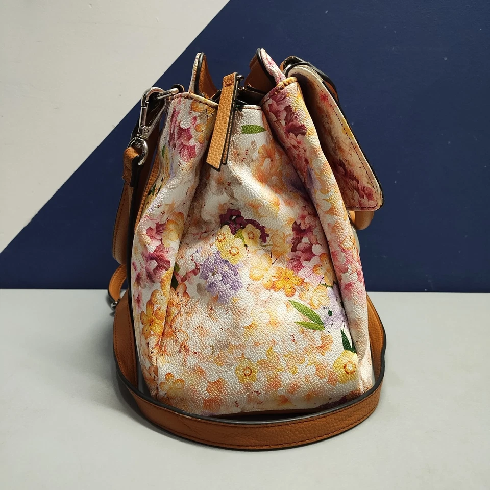 Dana Buchman Shoulder Bag Womens Floral Detachable Strap Buckle Flap Closure - Image 3 of 4