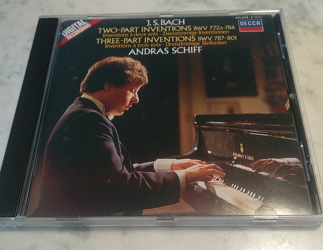 BACH 1 NM CD Two Part Inventions&Three Part Inventions ANDRAS