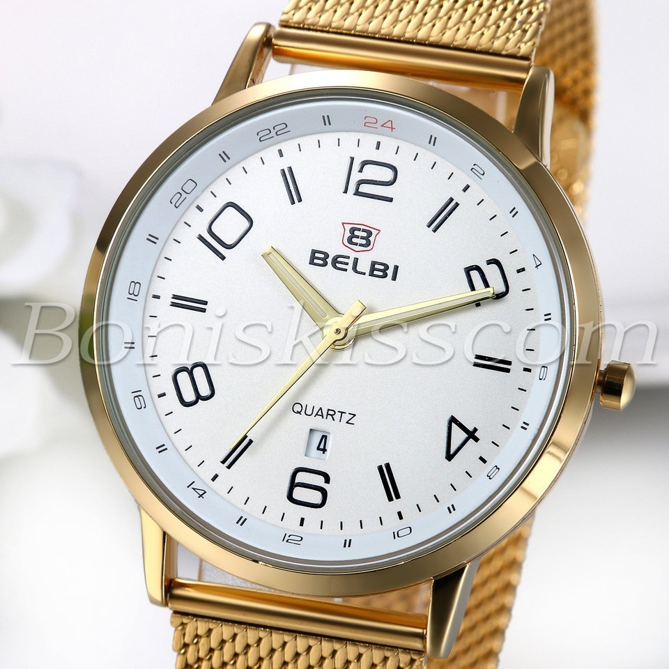 Best Buy Shop Online Gold Tone Stainless Steel 24 mm Watch Belt DZ7195_K0022445 main image 0