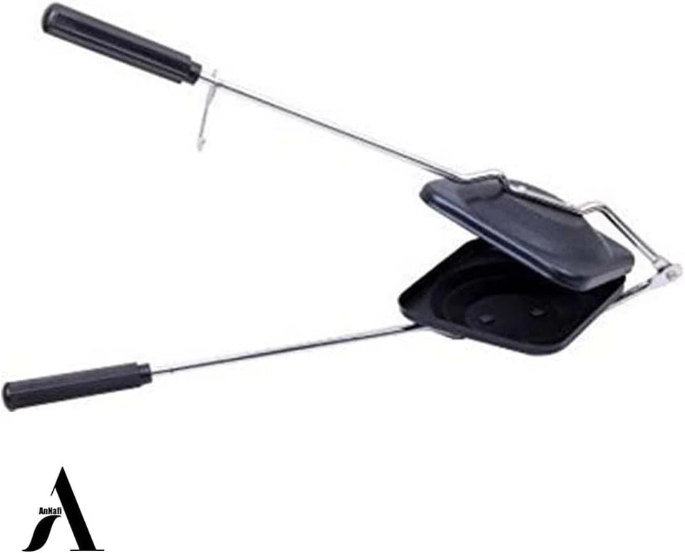 ® Sandwich Maker | Sandwich Press Grill for Gas/Stove | Non Stick Hand Toaster P - Image 2 of 4