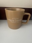 TAZA DE CAFÉ MARRÓN PEETS COFFEE & TEA NUEVA. TAZA TAZA TÉ