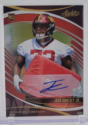 2025 Panini Absolute Josh Conerly Jr. Base (RAW)