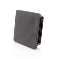 10 StüCk Vierkantrohre - 40X40 Mm - Quadratstopfen Schwarz - Vierkant Endkappen