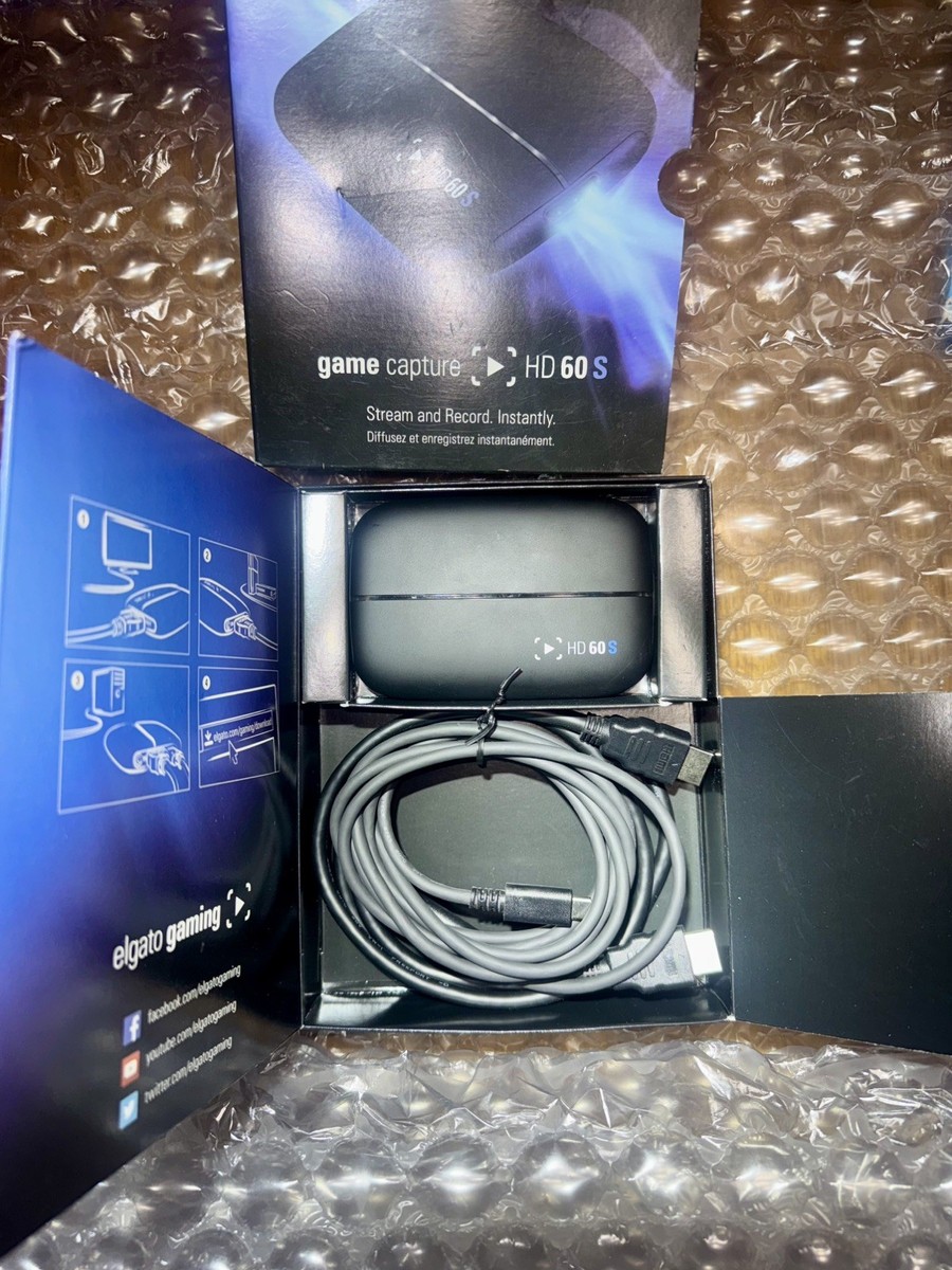 Elgato HD60 S Game Capture Card HDR Passthrough, 1080p60 Original
