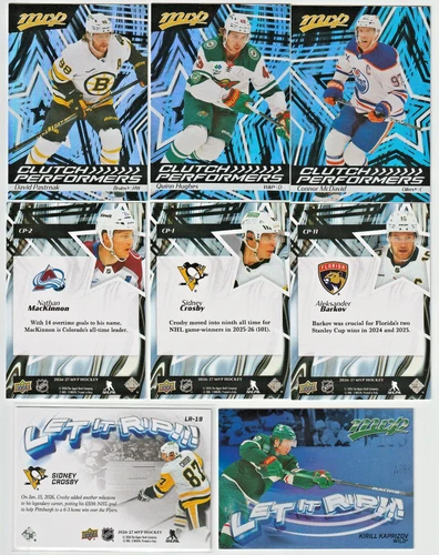 2026-27 Upper Deck MVP SP Inserts Let It Rip & Clutch Performers U-Pick