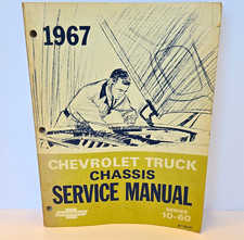 Vintage 1967 Chevy Truck Chassis Service Shop Manual Oem Series 10-60 St 133-67