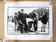 Pierce Brosnan & camera crew candid photo 1997 Tomorrow Never Dies - James Bond