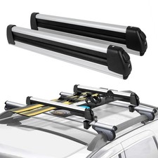 Universal Ski Rack For Car Roof Rack Crossbars 6 Pair Skis Or 4 Snowboards