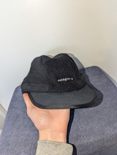 Vintage Patagonia Synchilla Fleece Duckbill Hat Mens Size L Cap Black Adjustable by Patagonia, Size L, $38.99 - Photo 2