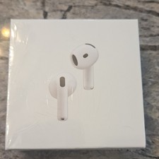 Apple AirPods 4 Wireless In-Ear Earbuds with Active Noise Cancellation, White
