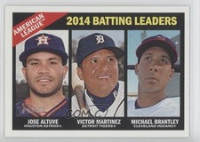 2015 Heritage League Leaders Jose Altuve Victor Martinez Michael Brantley 1u1