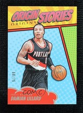 2024-25 Panini Origins Origin Stories Red 68/75 Damian Lillard #9 1p7c