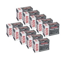 ACCO Premium Jumbo Paper Clips, Smooth Finish, 100 Paper Clips Per Box, Pack ...