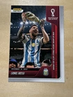 2022 WORLD CUP QATAR Panini Instant 118 LEO MESSI ARGENTINA WINS WITH  TROPHY