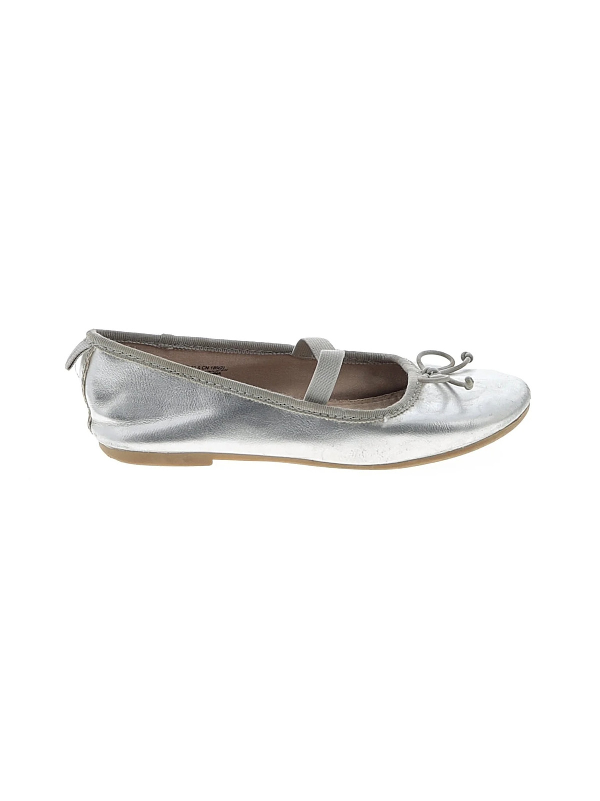 H&M Girls Silver Flats 12.5