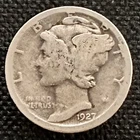 1927 S Mercury Silver Dime 90% Silver Coin - US Collectible Coin