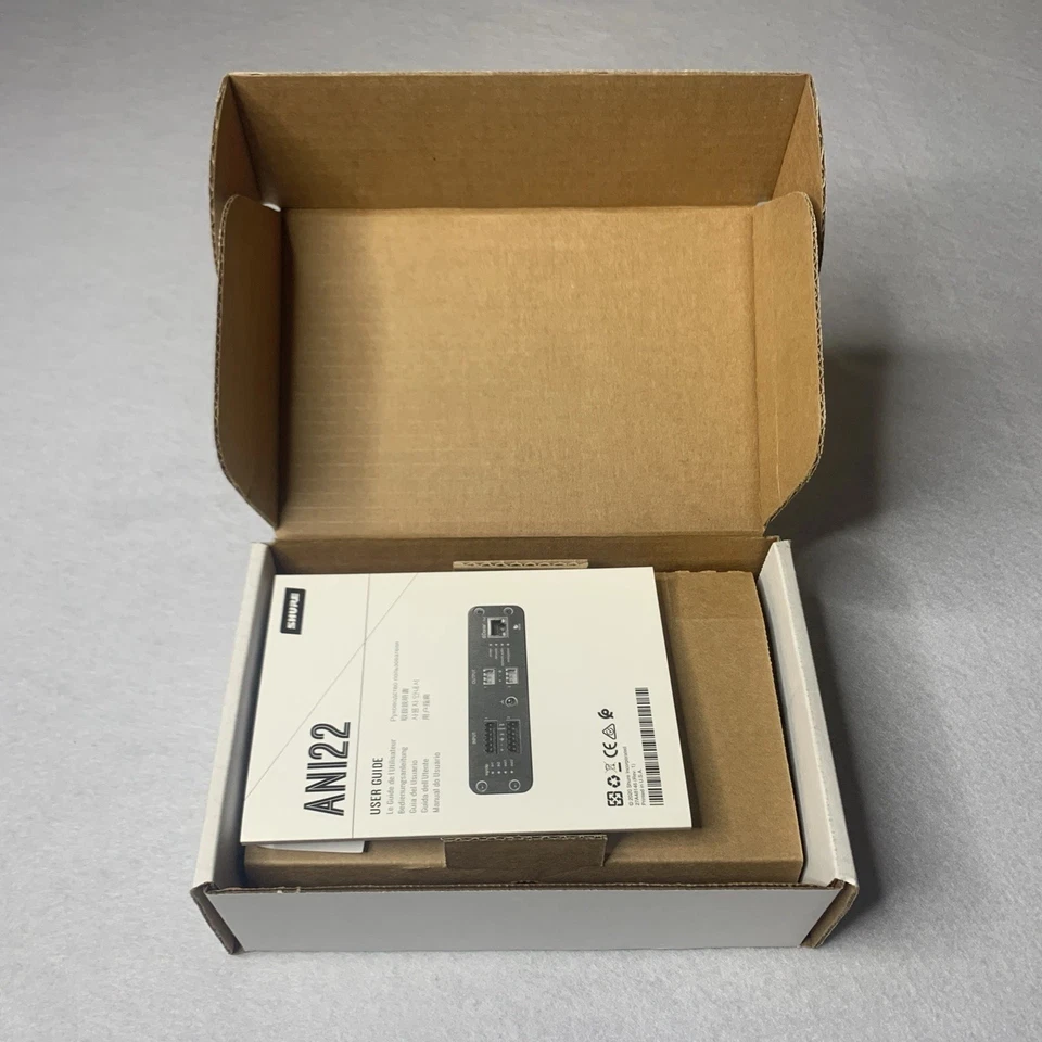 Shure ANI22-BLOCK Audio Network Interface ANALOG I/O 2-Line Dante PoE ANI - Image 4 of 4