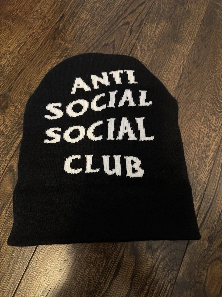 Gorro de invierno anti social club gorro Foto 3 de 4