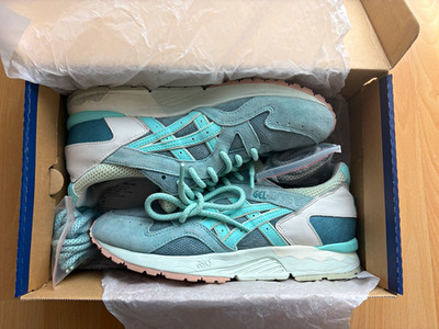 ASICS GEL-LYTE V Ronnie Fieg Herren Sneaker Low Top EU 39,5 Grün/Mint/Weiß H42JK