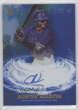 2021 Bowman Inception Blue Foil 46/75 Austin Martin #PPA-AMA Auto 0nr3