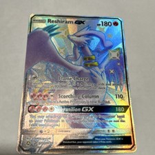 Pokémon Reshiram GX Shiny Holo Rare SV51/SV94 180 HP Hidden Fates English on eBay