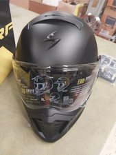New Scorpion EXO 75-18003X 3XL Black Matte Full Face Motorcycle Helmet