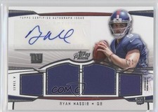 2013 Topps Prime Level V Auto Relics Silver 321/449 Ryan Nassib #PV-RN Auto 3c9