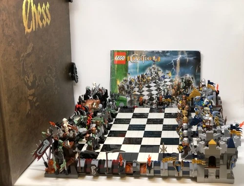 LEGO Giant Castle Chess Set 852293 ALL Original Pcs & Minifigs, Manual, 1 Owner
